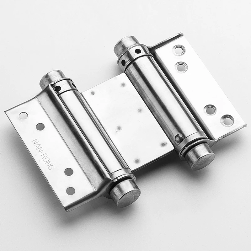Stainless Steel Free Door Hinges With Inner And Outer Double Opening Automatic Door Closing Thickened Spring Silent Hinges