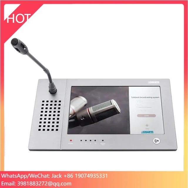 

DSPPA SIP IP Paging Microphone For Ip Base Audio Intercom System