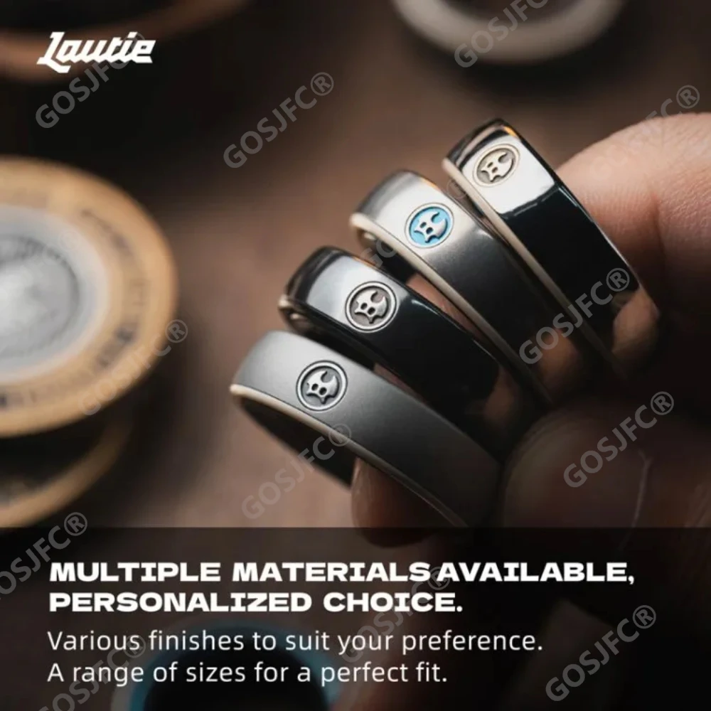 LAUTIE Mechanic-I Slim Fidget Ring Spy Wars Series Ring Spinner Fidget Toys For Adults Stress Relief Toy