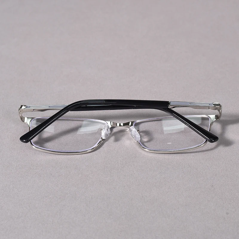 Männer Blau licht blockieren Lesebrille Doppel Farbe Metall Rahmen Computer Leser HD Objektiv Presbyopie Brillen + 125 + 175 + 225 + 275 + 4 – Detail 13