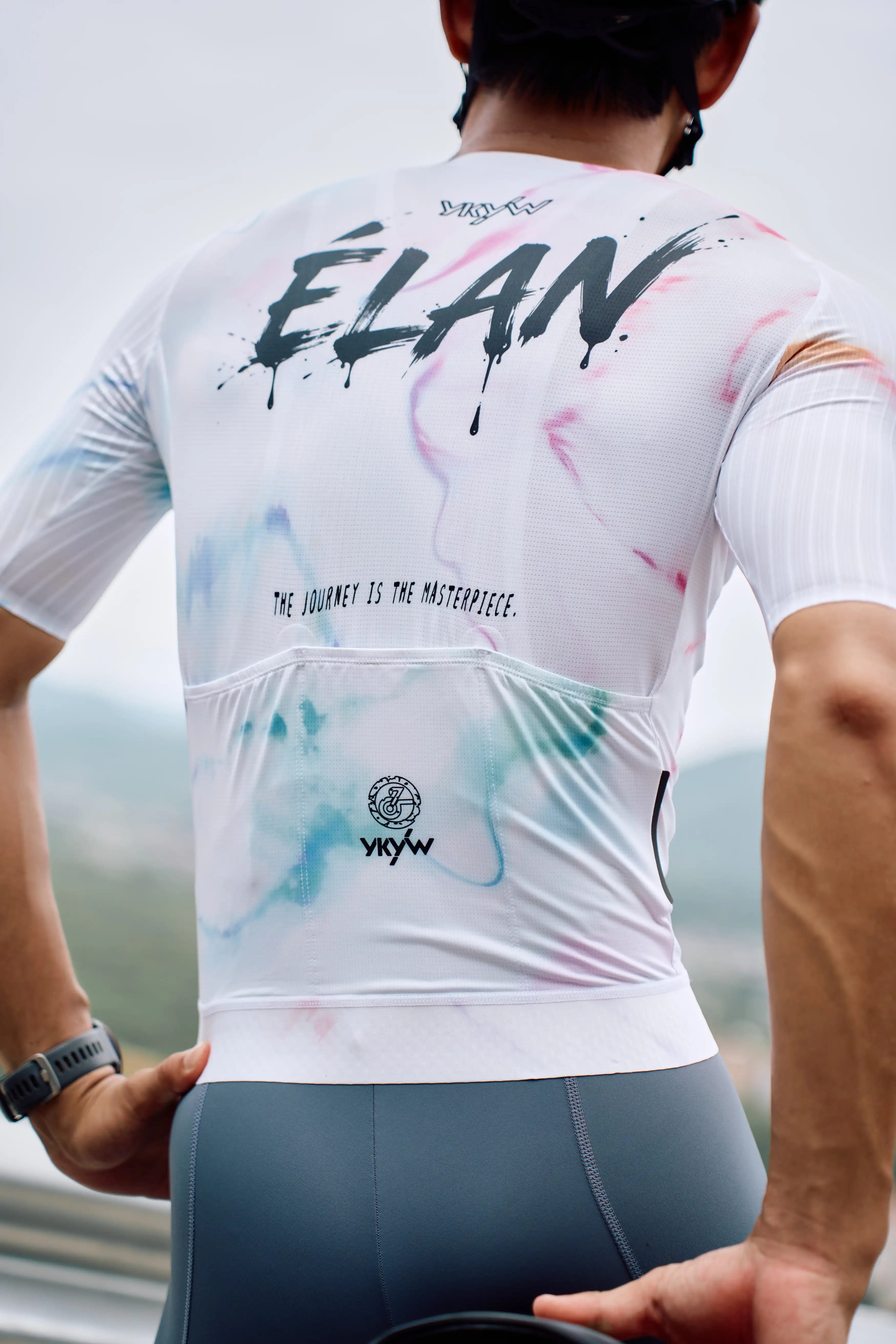 YKYWBIKE 2026 Herren Kragenloses Radtrikot Sommer Kurzarm Raglan Aero Schnelltrocknend Atmungsaktiv Pro MTB Rennrad Fahrradoberteil – Detail 4