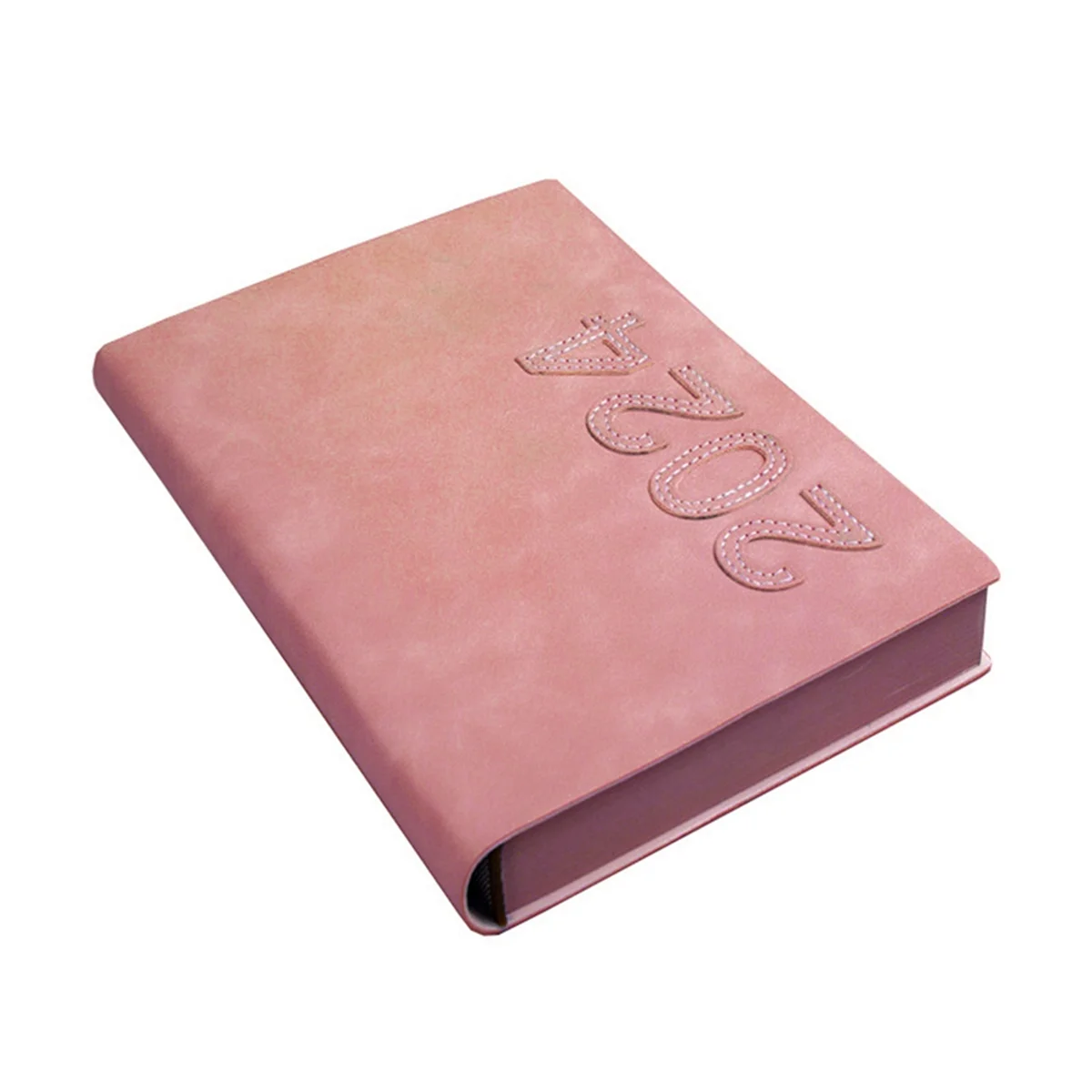 2024 Schedule This Self-Discipline Punch Time Management Daily Plan This Efficiency Manual Calendar Notepad Pink