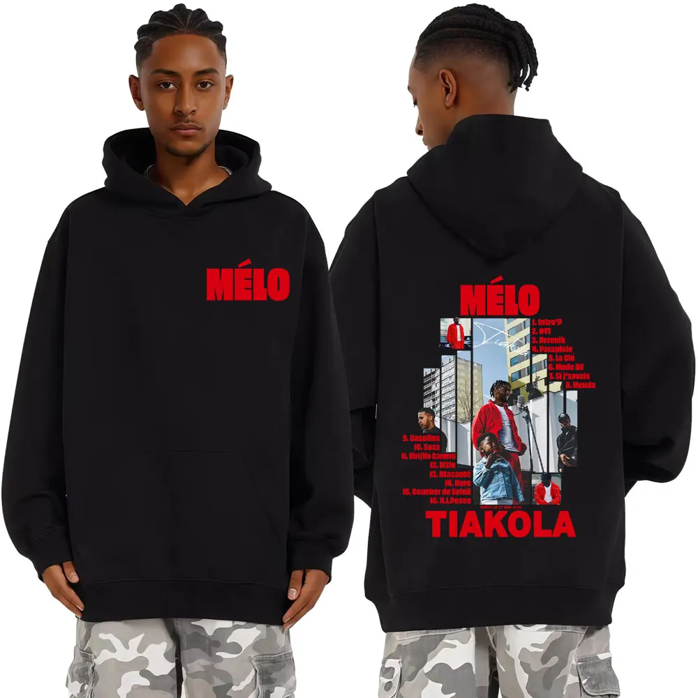 

Рэпер Tiakola Melo Album Series 2025, свитшоты для мужчин и женщин, Harajuku, винтажный стиль, большая толстовка с капюшоном, пуловеры высокого качества
