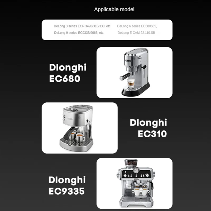 

10X носик наконечника парового сопла для Delonghi Dedica EC680/EC685, ECP3420, EC9335, ECO310, внутренняя трубка из пены для вспенивания молока-Y48A