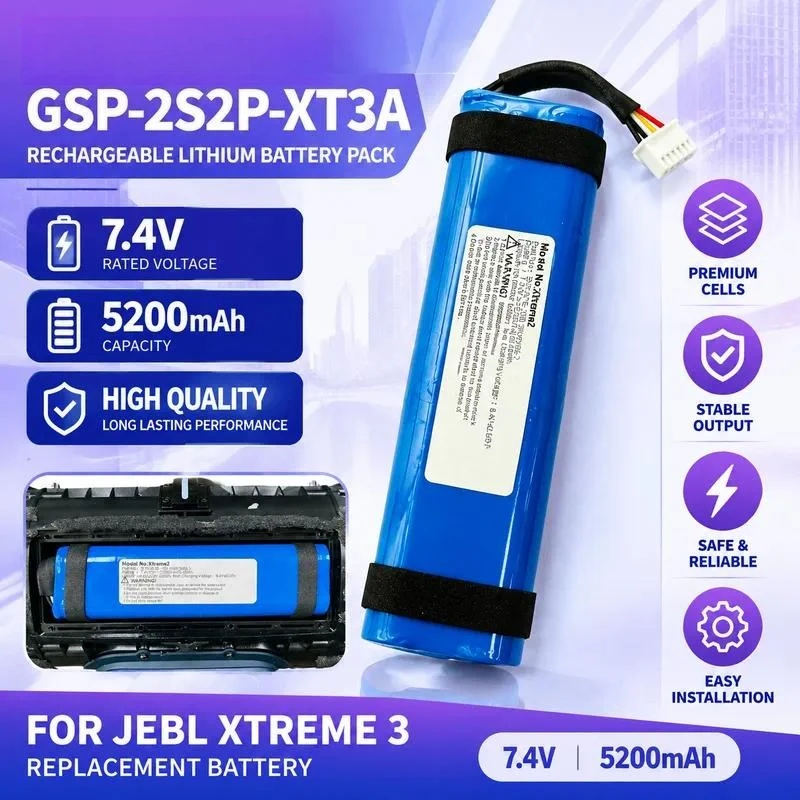 GSP-2S2P-XT3A  battery For JBL Xtreme 3 War Drum 3 Lithium Ion Battery Pack High Capacity Rechargeable Power