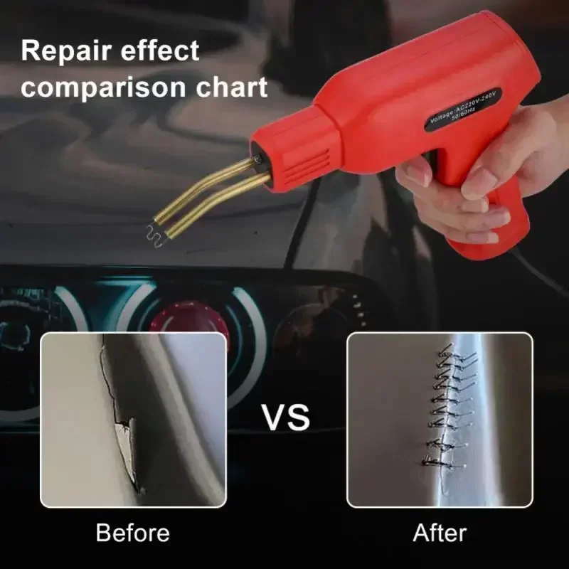 Machine Tools Soldering Repair EU For Welding Plastic PVC US Bumper Iron Gun Repairing Gun Hot Welder Stapler Machine Heat Car