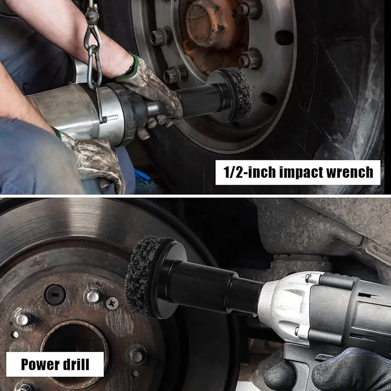 Rostentfernungs-Radnabenwerkzeug, Mehrzweck-Reinigungswerkzeug für elektrische Bohrmaschinen, robustes Radnaben-Pflegezubehör für PKW und LKW
