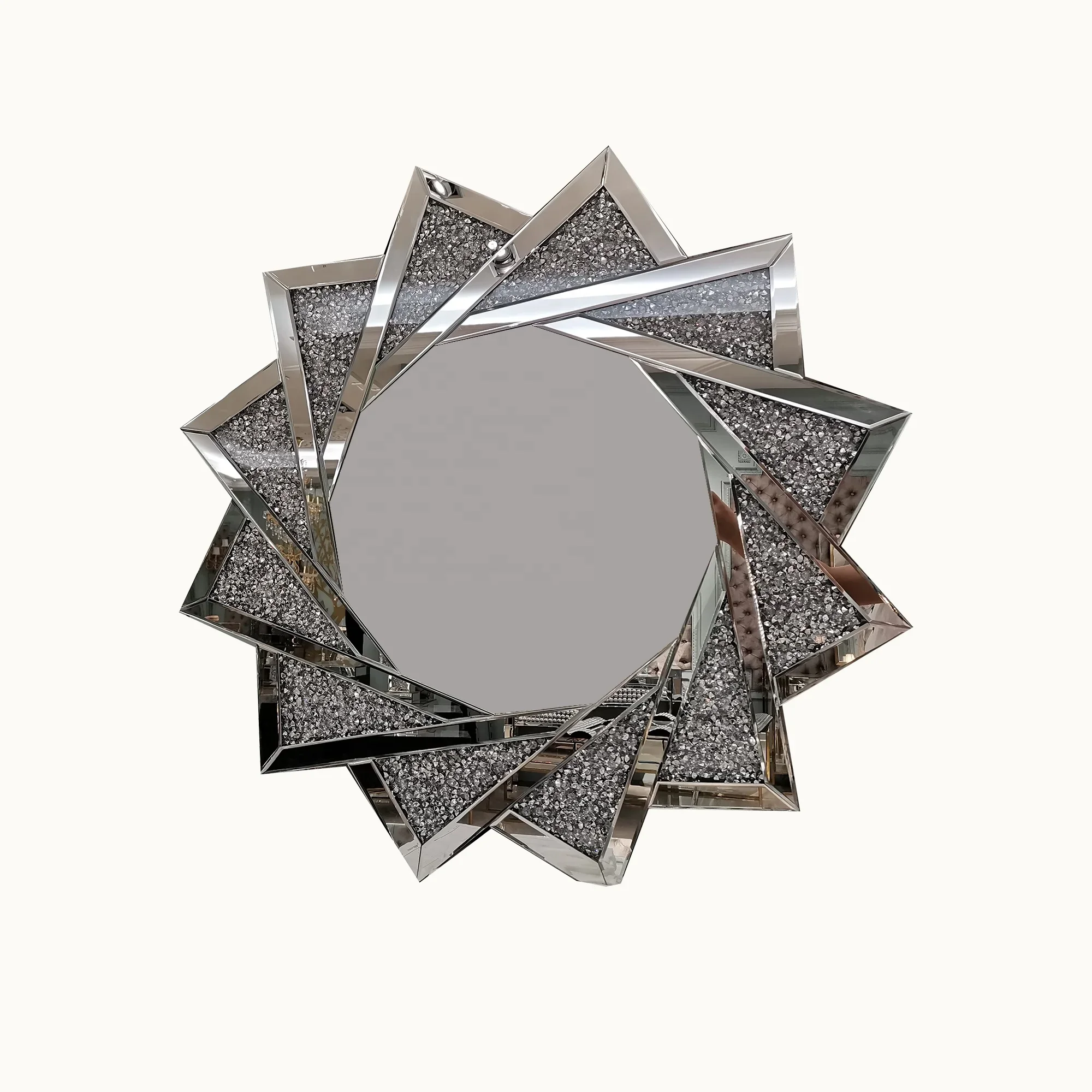 

Wholesale crushed diamond Mirrored Console Tables Direct Manufacturer Mirrored Furniture Supplier Wall mounted Mirrors