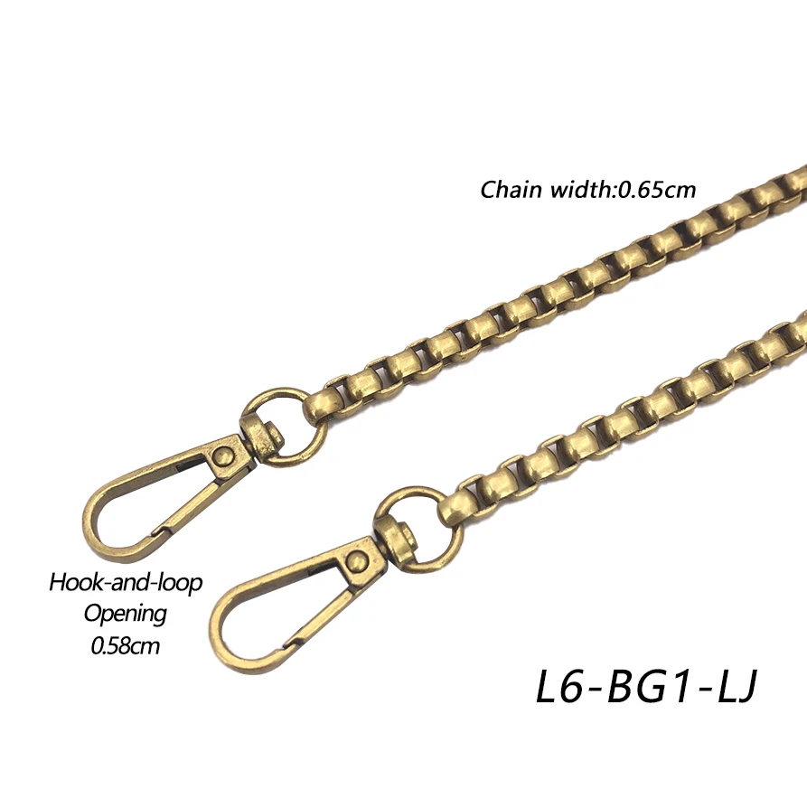 Bag Accessories Bronze Bag Chain Ladies Messenger Bag Handbag Shoulder Bag Chain Metal Chain Replaceable Chain DIY Accessories