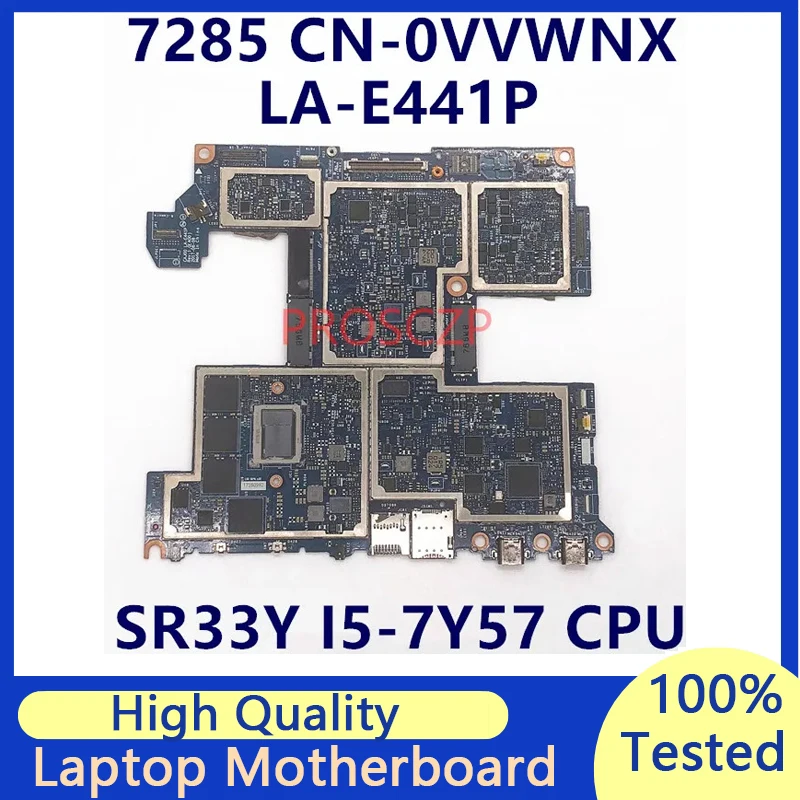 

_ 0VVWNX материнская плата для ноутбука DELL Latitude 7285 с процессором SR33Y I5-7Y5 7