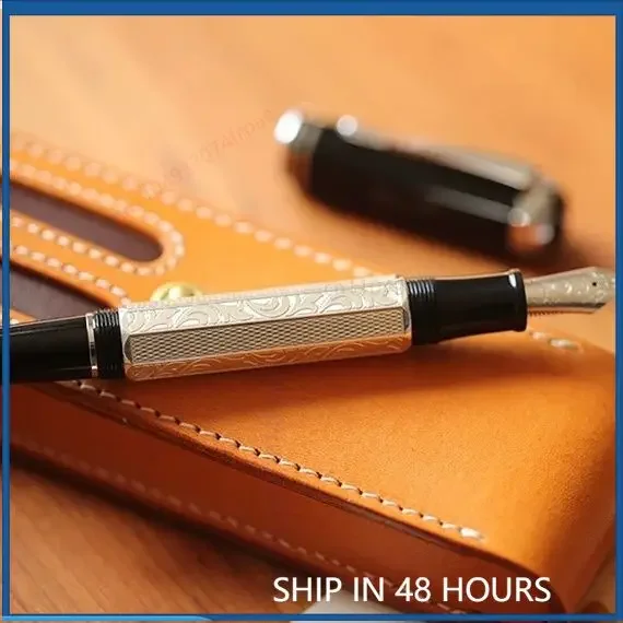 For MAJOHN P138 Fountain Pen Differential Piston Ink System Flexible Calligraphy Nib English Hand Lettering&Writing Stationery
