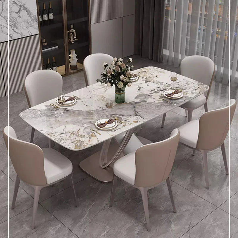 Console Center Dining Tables Living Room Marble Multifunctional Balcony Dining Tables Room Mesa De Jantar Luxury Furniture