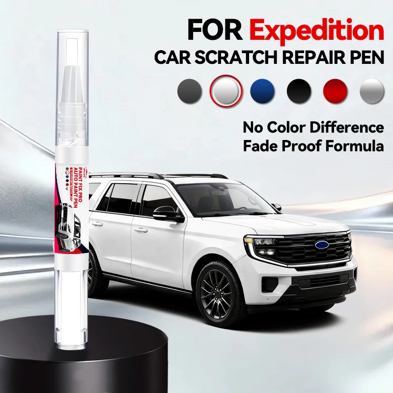 

Ручка-корректор для ремонта автомобильной краски Ford Expedition 1996-2025: аксессуары для устранения царапин, цвета: черный UM, серебристый JS, белый AZ, синий C8