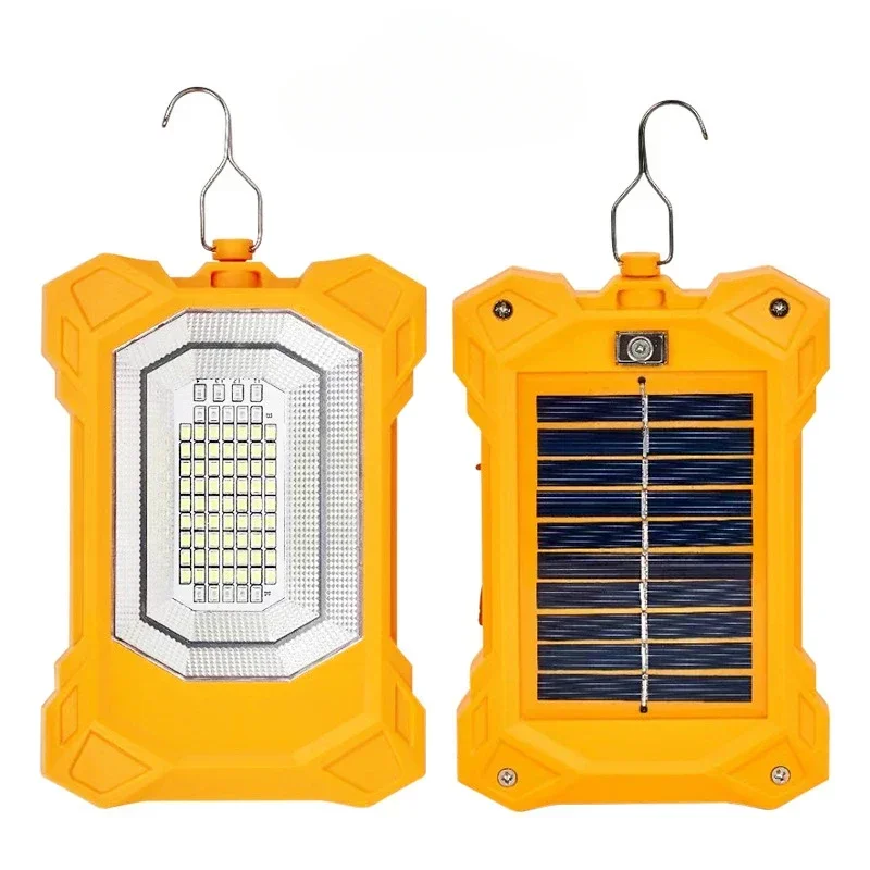 LED Solar Outdoor Camping Tent Light, Night Market Stall Light Charging Portable Super Bright Camping Emergency Light