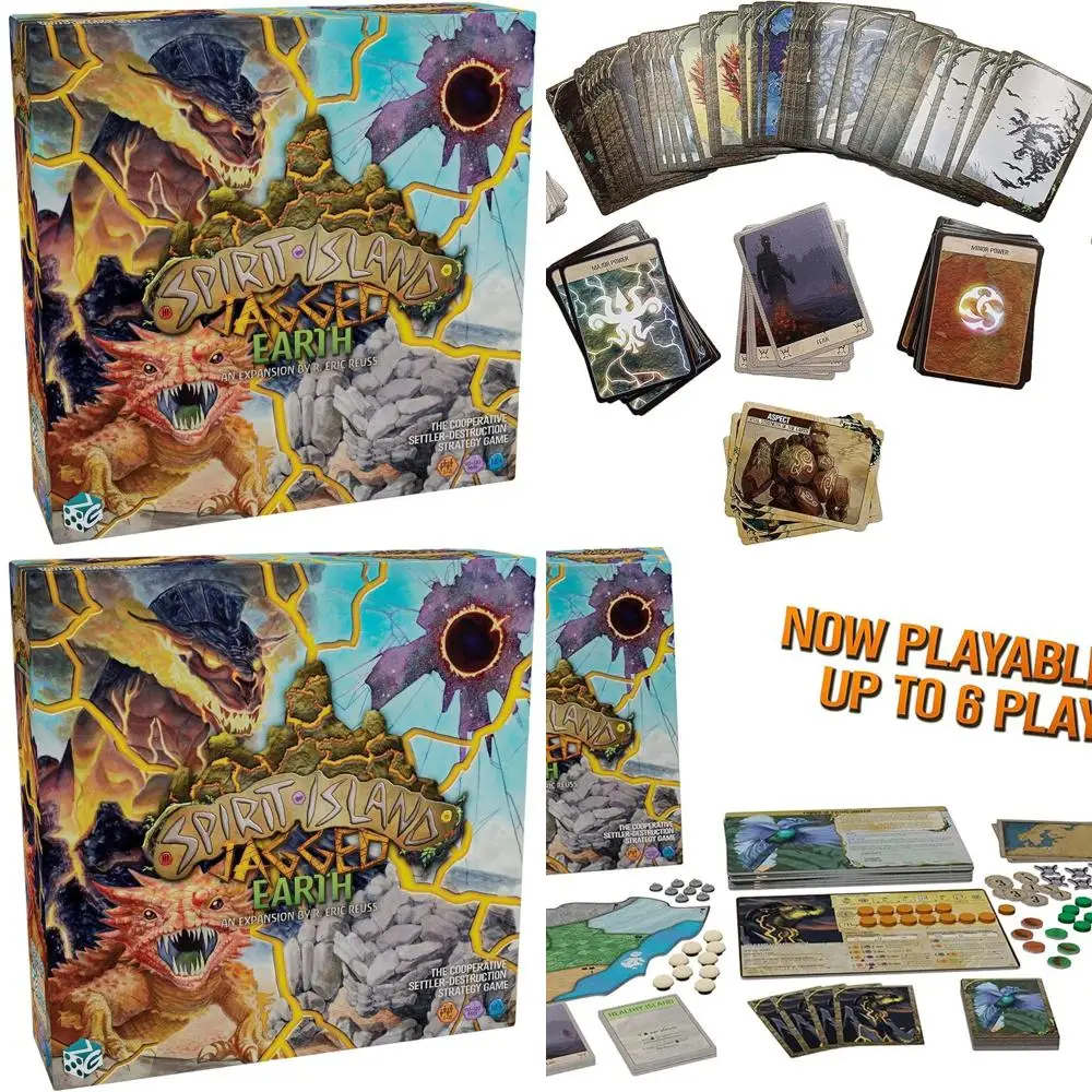 

Остров Духов: расширение зубчатой Земли — совместная стратегическая игра для 1-6 игроков, 90+ минут, возраст 14+