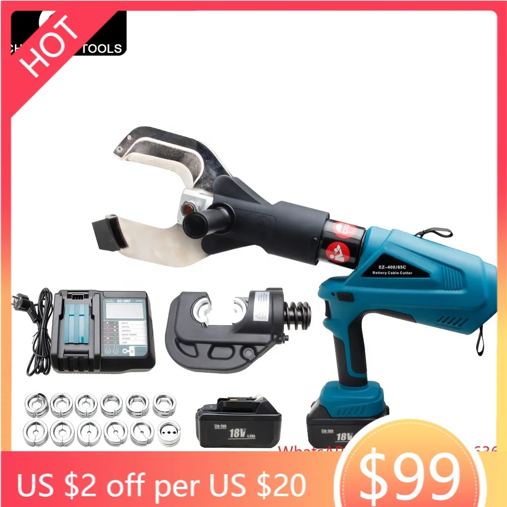 

EZ-400/85C Cutting Crimping 2 in 1 Battery Electric Powered Hydraulic Tool