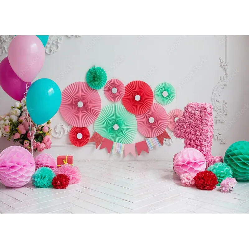 SHENGYONGBAO Children Cartoon Birthday Photography Backdrops Baby Newborn Portrait Photo Background Studio Props ETSR-04