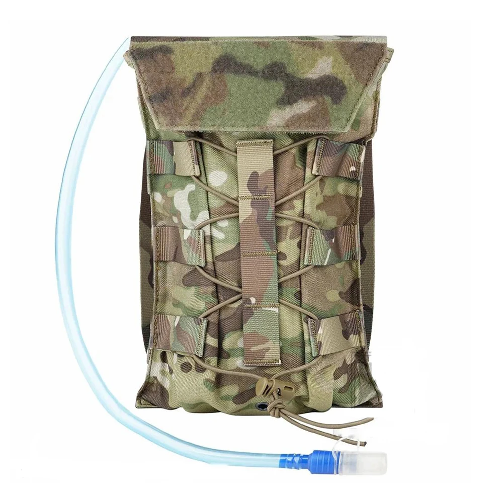 Tactical Backboard Backpack 1.5L Portable Water Bag MOLLE Bag Outdoor Hunting Water Bag Board