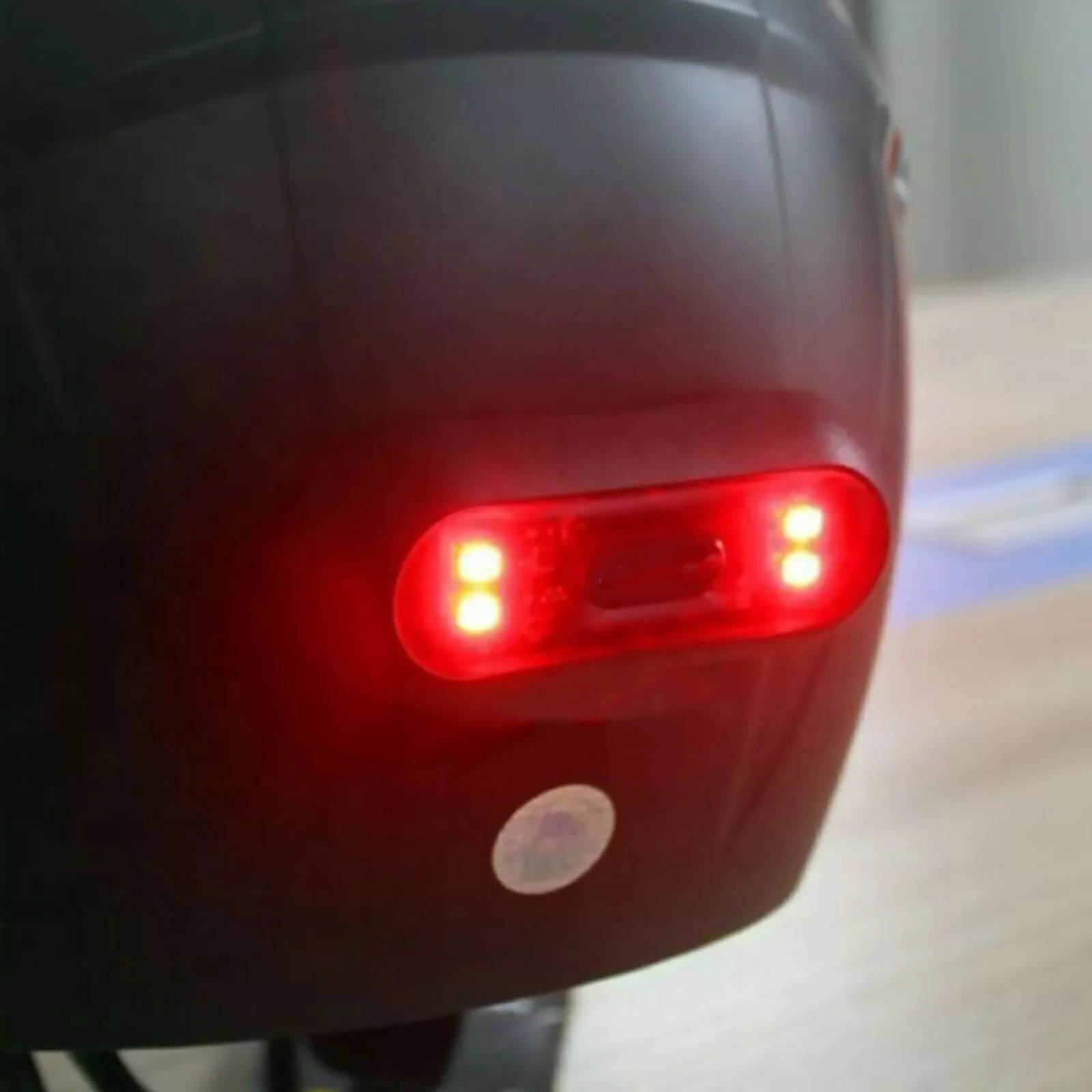 Helmet Taillight USB Rechargeable Motorcycle Bicycle Helmet Taillamp Safety Signal Warning Lamp Waterproof LED Light Rear Lamp