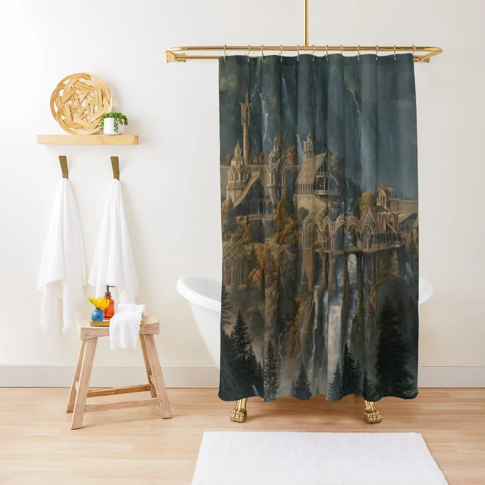 

Rivendell Shower Curtain Bathroom Fabric For Bathrooms Elegant Bathroom Shower For Bathroom Set Curtain