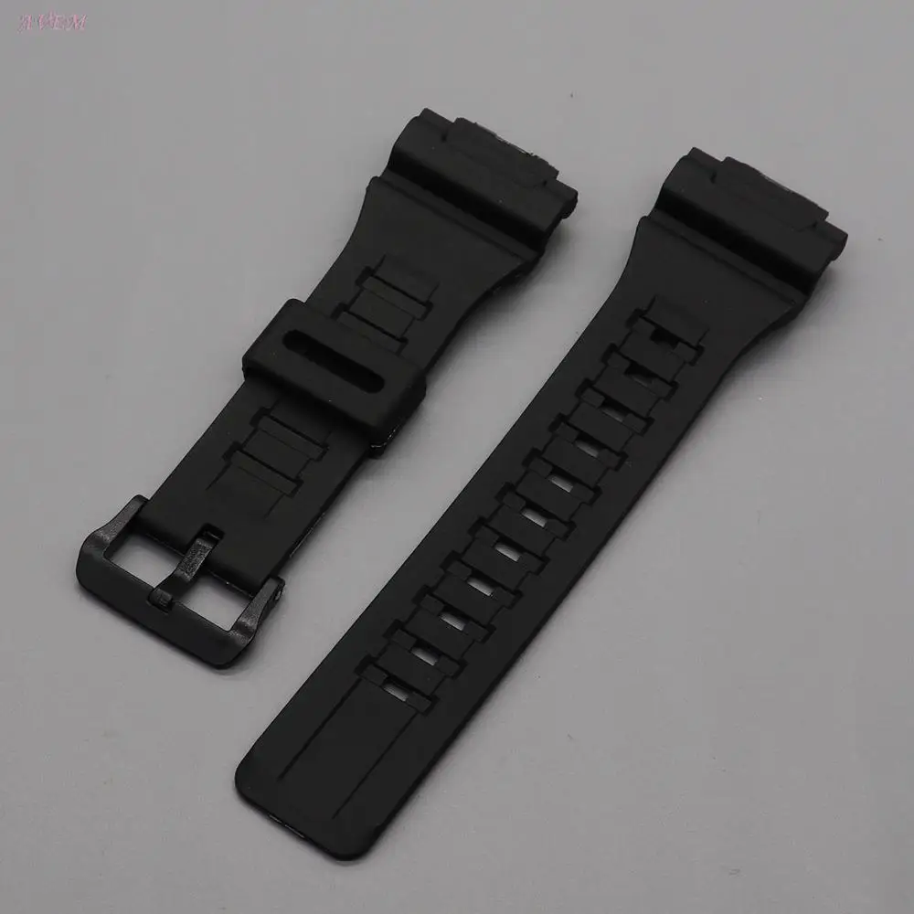 Resin Strap For Casio AQS810 AEQ-110W W-735H Replace Watch Band 18mm Rubber Sport Waterproof Belt Accessories