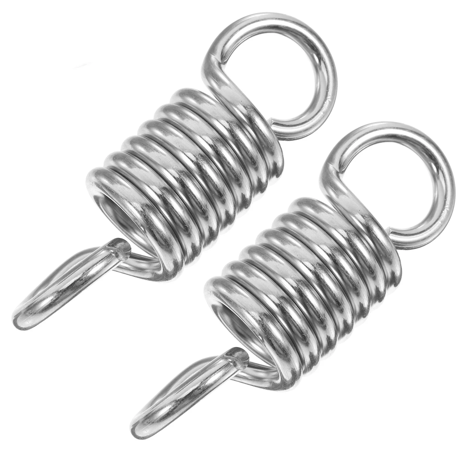 2Pcs Heavy Duty Compression Spring Hammock Fixing Spring Metal Swing Chair Porch Swing Outdoor Hanging Suspension Replacement