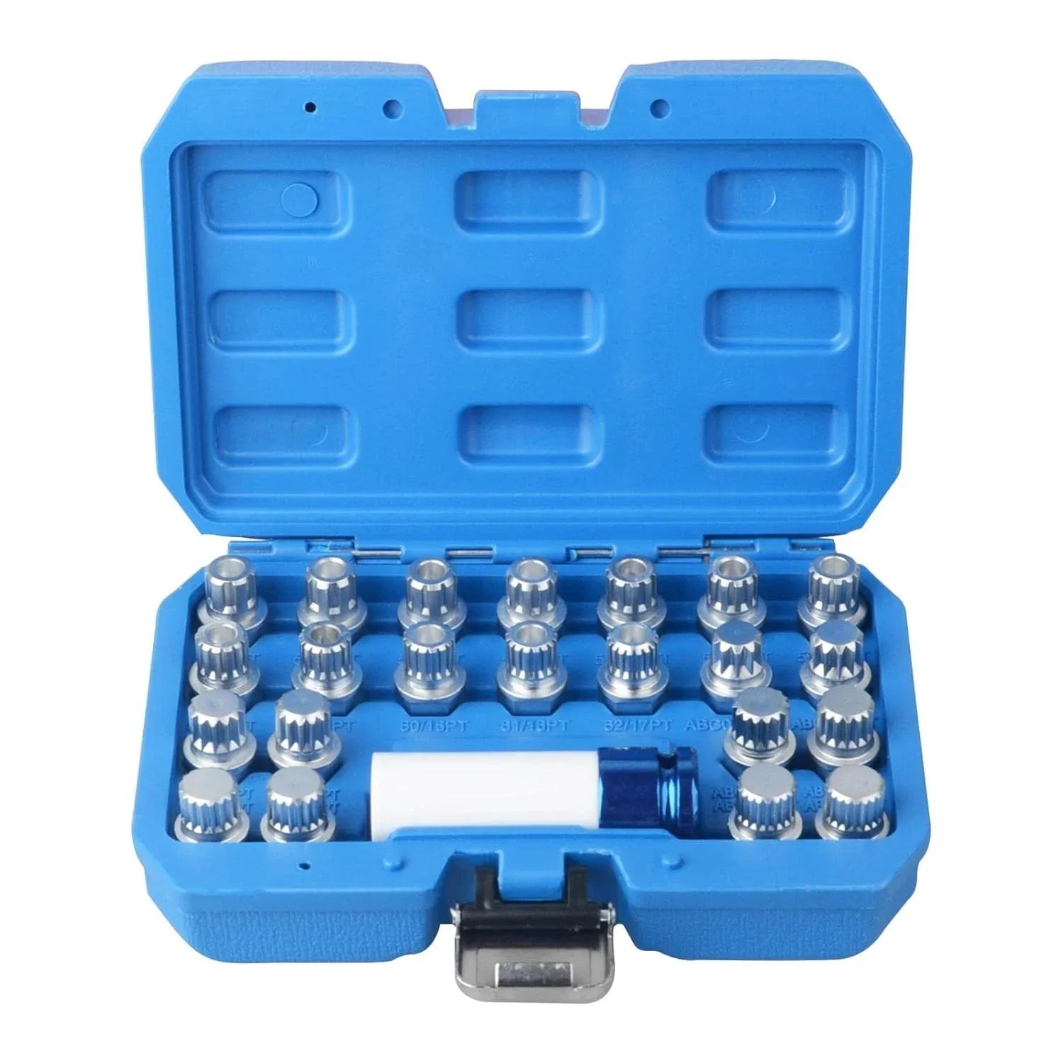23Pcs for VW Wheel Lock Nut Socket Key Set for Volkswagen Anti-Theft Lug Bolt Removal Tool Kit