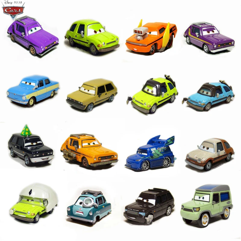 Disney Pixar Cars 2 Badass Racing Clan Series DJ Slug Agent Boust Diecast  Model Fine Toys Car Boy New Year Gift