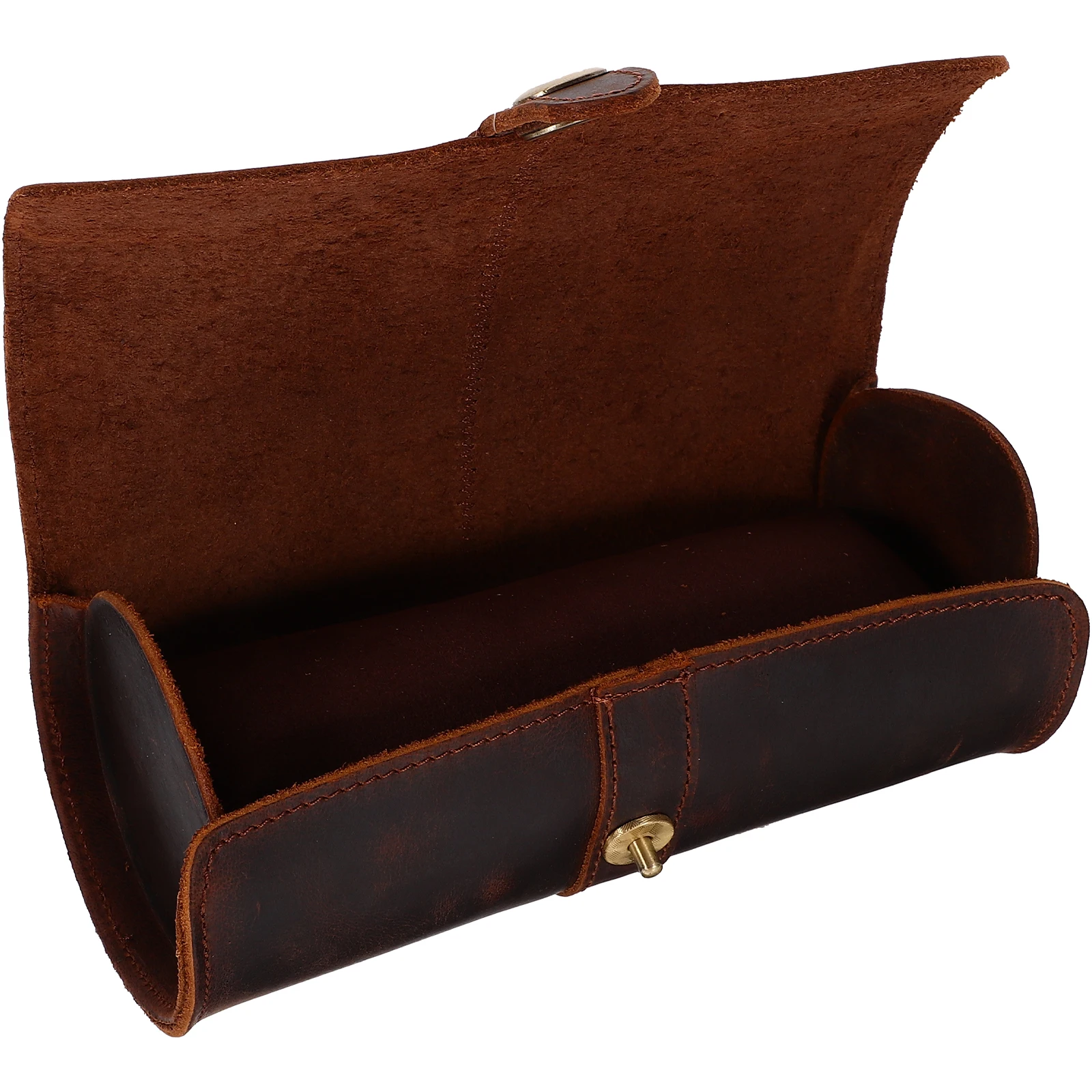 

Case 3 Slots Travel Watch Roll Box For Men Women Durable Scratch-Resistant Watch Organizer Storage Business Trip Gift