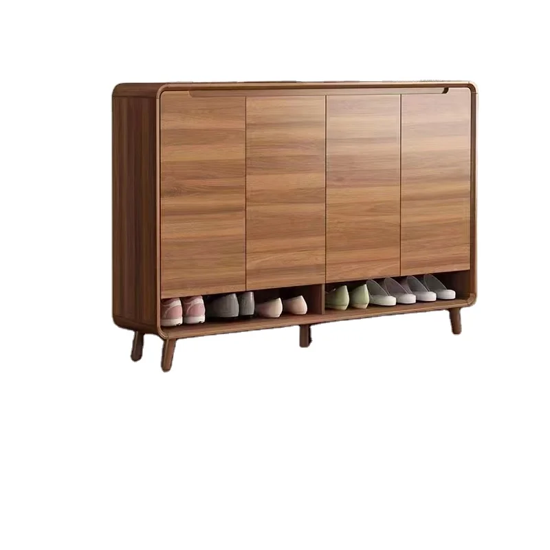 

Shoe Cabinet Natural Wooden Shoe Cabinet Organizer Freestanding Wooden Shoe Rack Storage Cabinet