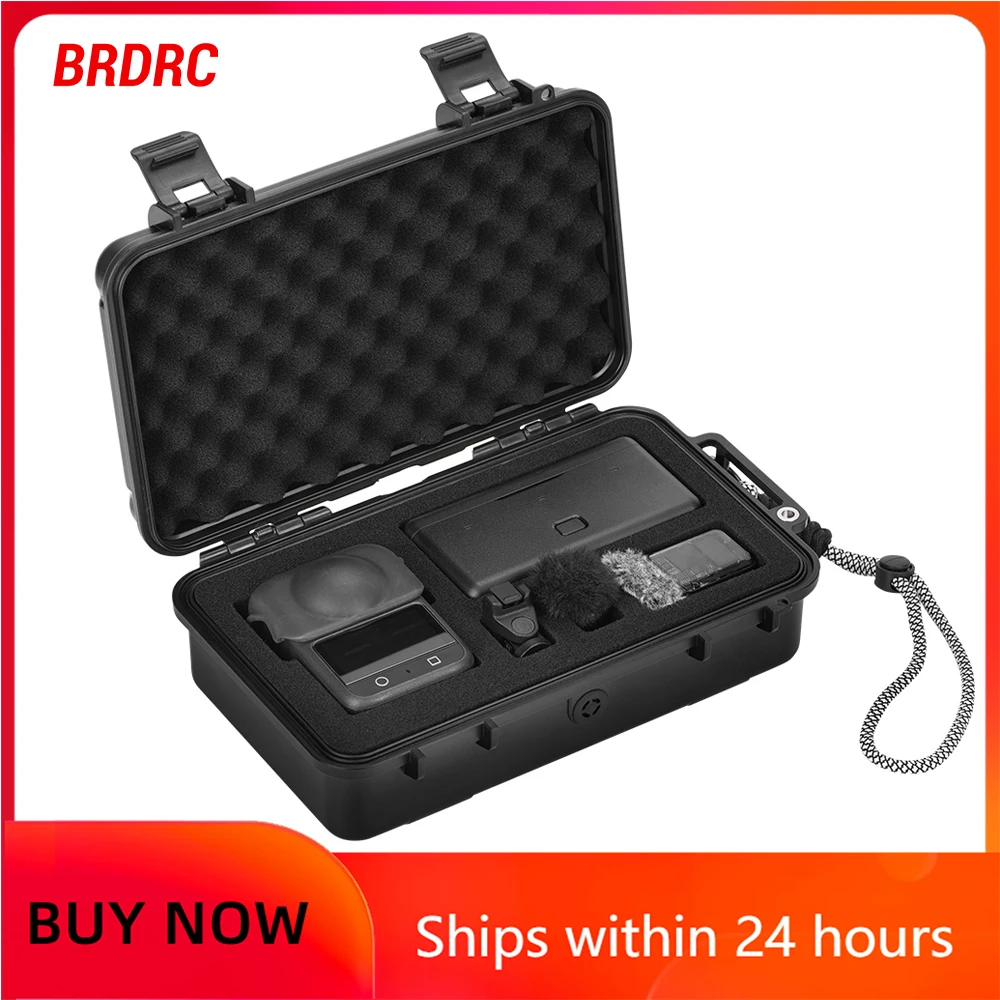BRDRC wasserdichte Box, Hartschalenkoffer, Tragetasche für DJI Osmo 360, Zubehör, Schutz, Aufbewahrungstasche, Koffer, tragbar, für jedes Wetter