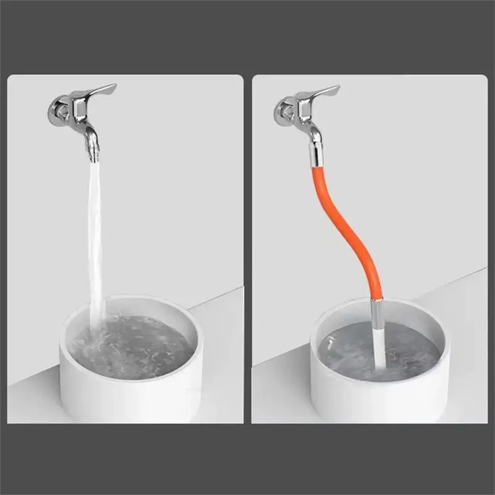 

Универсальный удлинитель для водопроводного крана, гибкий шланг для сада, кухни, ванной комнаты, свободное изгибание, 360 градусов, 1 шт.