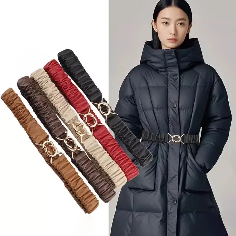 

Модный корсетный пояс для женщин больших размеров, элегантный элитный элитный брендовый эластичный пояс, черный дизайнерский женский ремень, женский