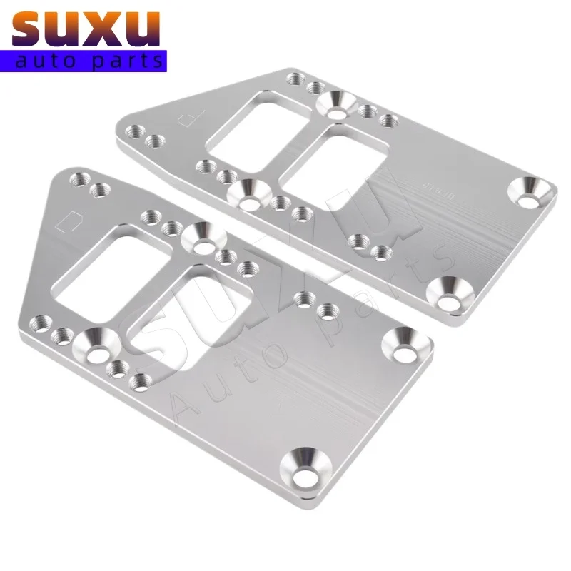 Car Accessories Sliver 4 Position LS1 Engine Swap Plate LS Conversion Motor Mounts Kit For Chevelle Camaro Nova  LS LSX