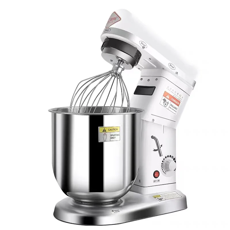 Commercial Bakery Equipment 5l 7l 10 Liter Cake Planetary Mixer Bakery Machines Commercial Kitchen Cream Stand Food Mixers