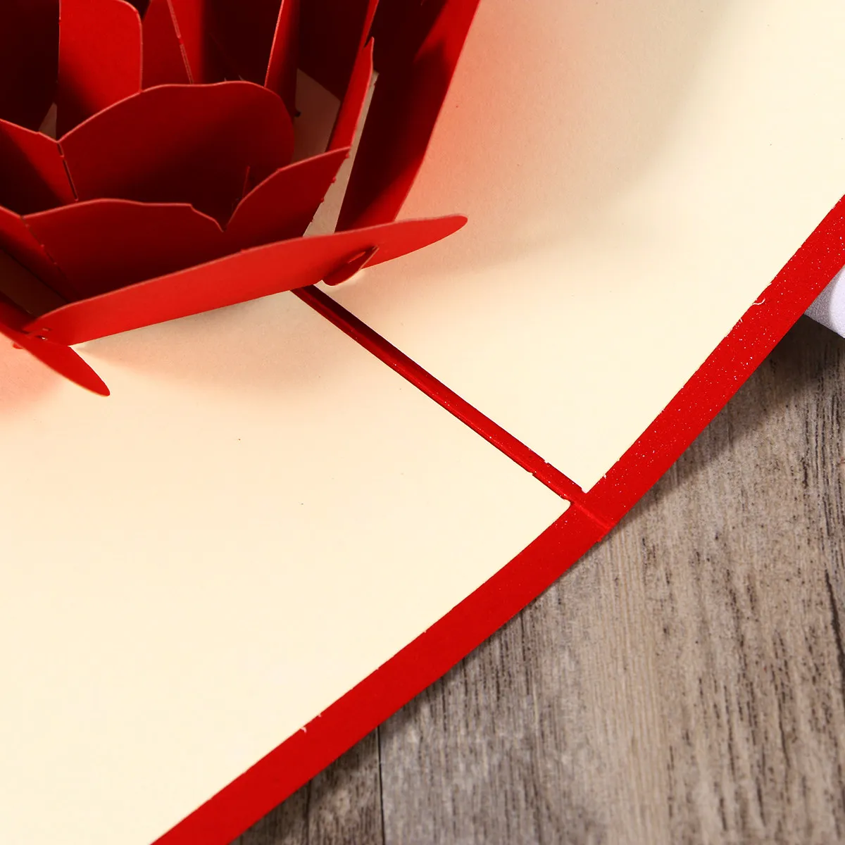 

15.5x12.5cm 3D Up Greeting Cards Handmade Premium Paper Personalized Wish Expressions for Birthday Valentine Christmas Holiday