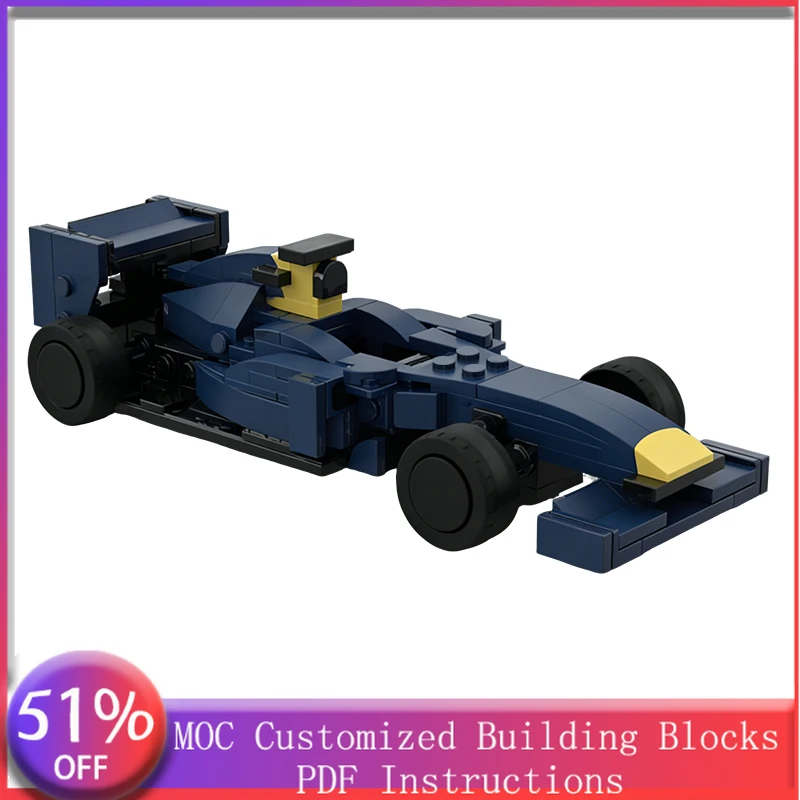 

213 PCS Supercar Red B7 MOC Customize Modular Building Block Popular Educational Design Creative Design DIY Toy Christmas Gift