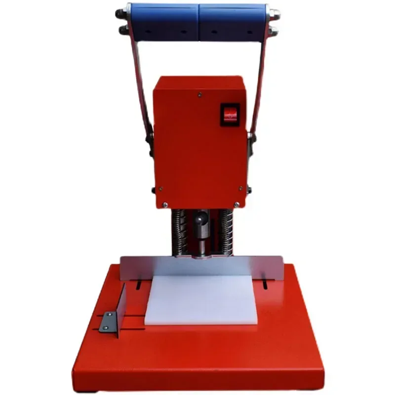 Electric Punching Machine for Fabric, Leather, Woven Material, Plastic Bags, and Paper Upgraded Label Punching Press