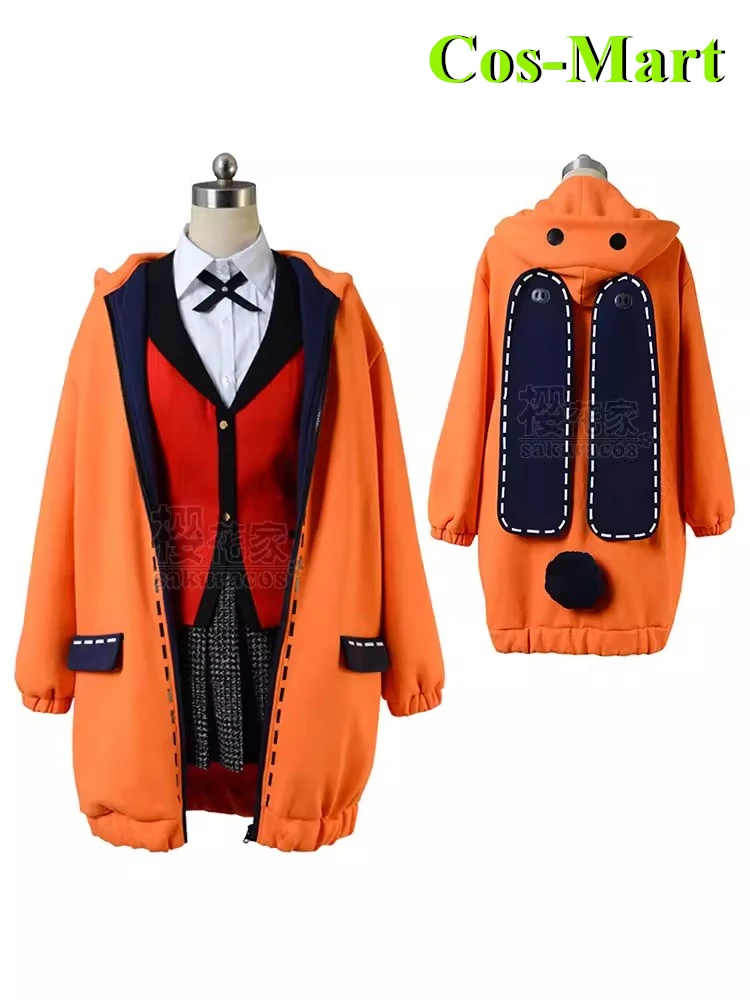 Cos-Mart Anime Kakegurui Jabami Yumeko Cosplay Costume Lovely School Uniforms Full Set Female Activity Party Role Play Clothing