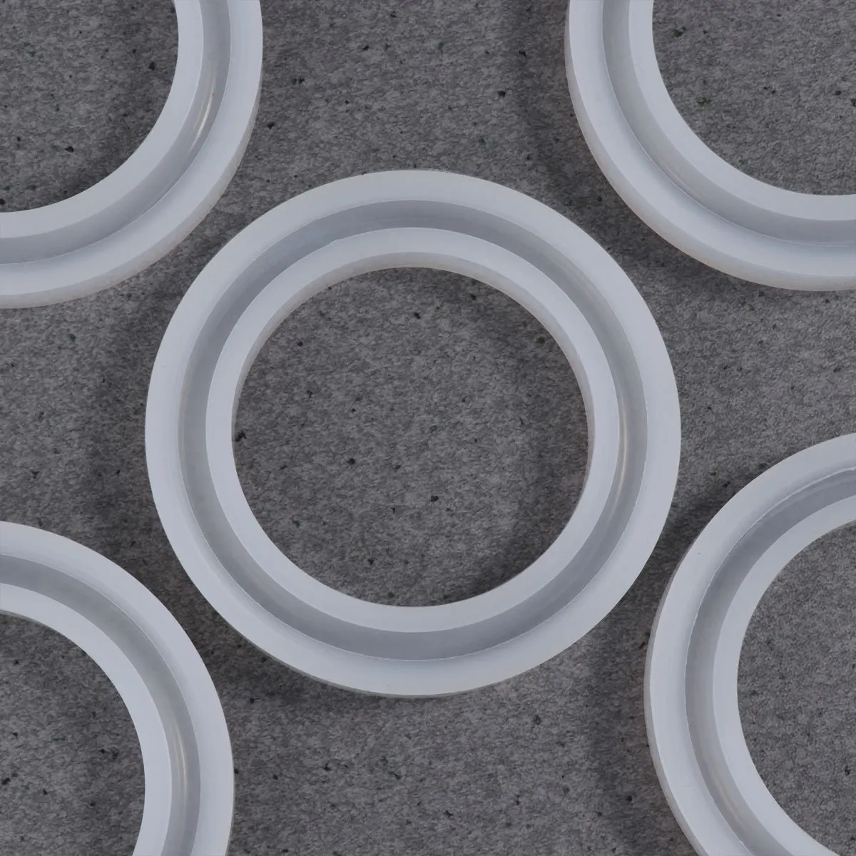 

5 шт. силиконовые прозрачные круглые формы для браслетов DIY инструменты для изготовления ювелирных изделий многоразовые гибкие формы для изготовления браслетов