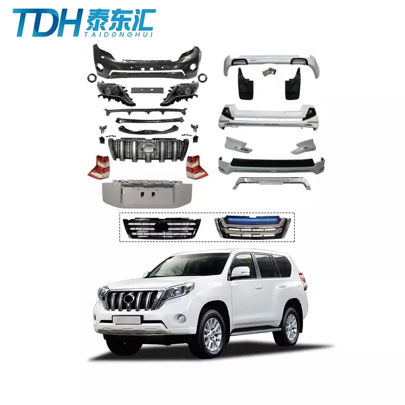 High Quality Auto Parts Other Exterior Modified Bodykit Body Kits for Land Cruiser 10-13 Upgrade to 14-17