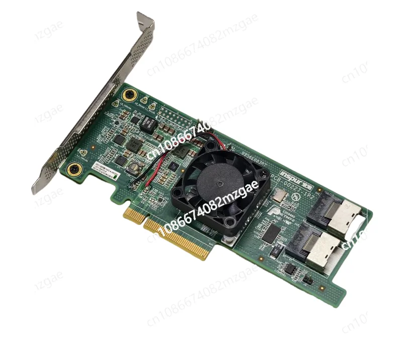 

With fan 12G wave 3008 through card external 8644 2308HBA card 6G raid card iT iR mode