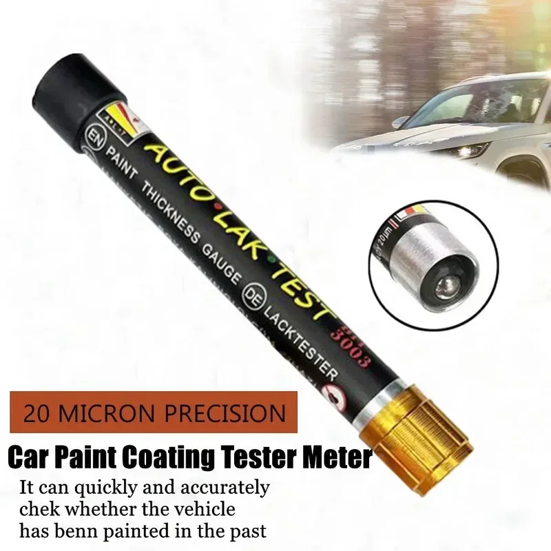 Car Paint Test Thickness Tester Meter Gauge Auto Paint Crash Check Test Paint Tester with Magnetic Tip Scale view 3