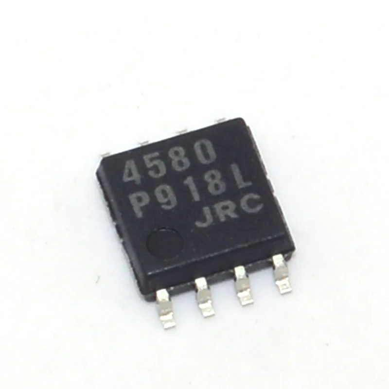 10pcs/Lot NJM4580M-TE1 Marking 4580 DMP-8 DUAL OPERATIONAL AMPLIFIER