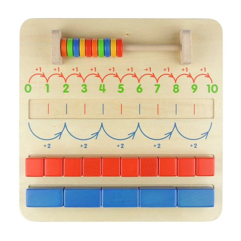 

Early education teaching aids Small classes 1-10 Counting and single and even practice boards