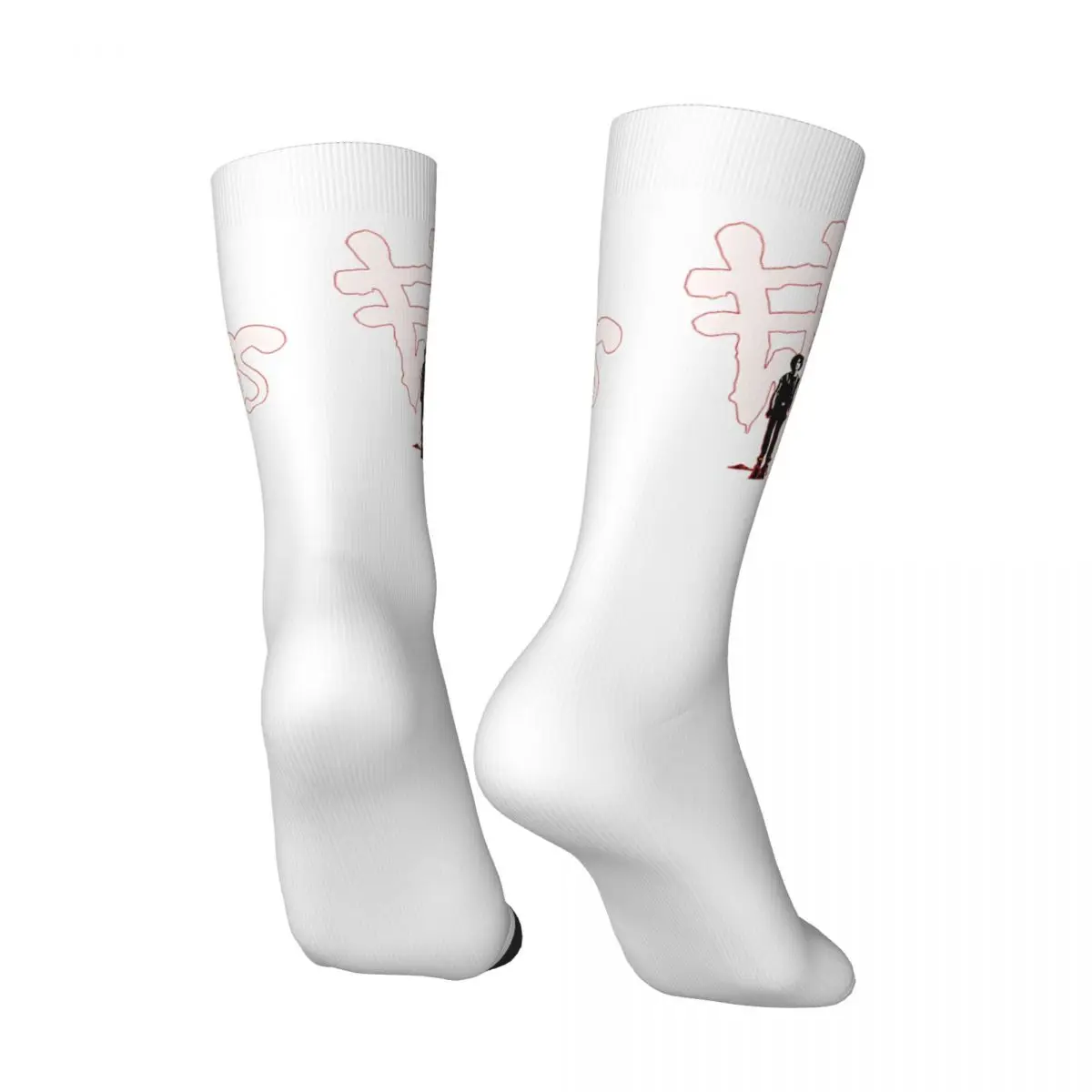 The Warriorsed Stockings baseball Pattern Fashion Socks Autumn Anti Bacterial Socks Men Skateboard Warm Soft Socks