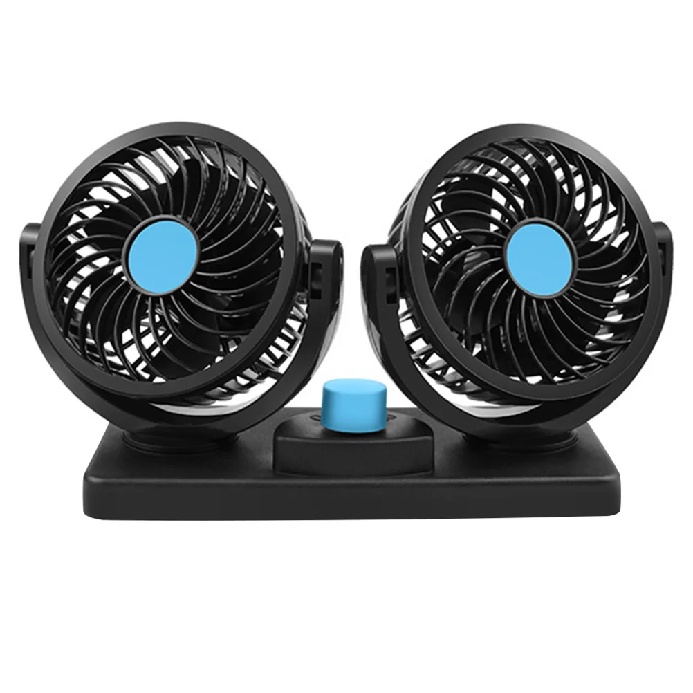 

Portable Mini Usb Rechargeable Electric Dual Head Rotating Low Noise Energy Saving Cooling For Vehicle Home Office Car Cooling