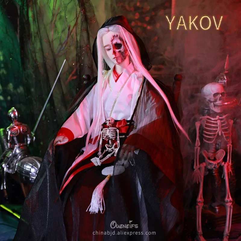 

Shuga Fairy Yakov 1/3 BJD SD Кукла Половина человека Полудемон Шаровой шарнир Кукла с длинными волосами Китайский герой Мужской мальчик Полный комплект кукол