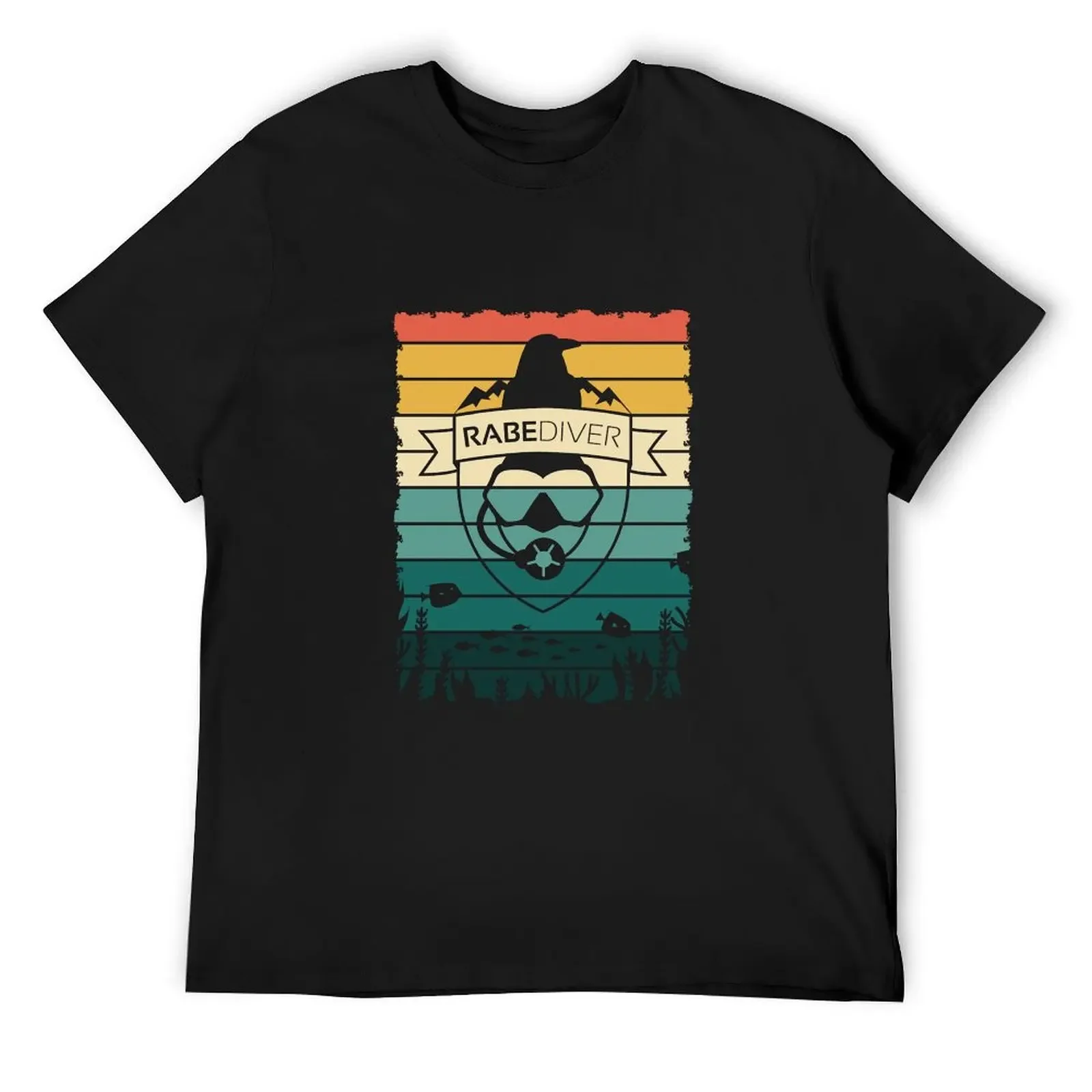 

Rainbow Diving T-Shirt oversized plus size tops boys whites mens cotton t shirts