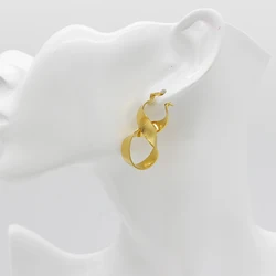 Adixyn Classic Dangle Earrings 18K Gold Plated Drop Earrings Fashion Jewelry For Women African Australia Kenya N04297